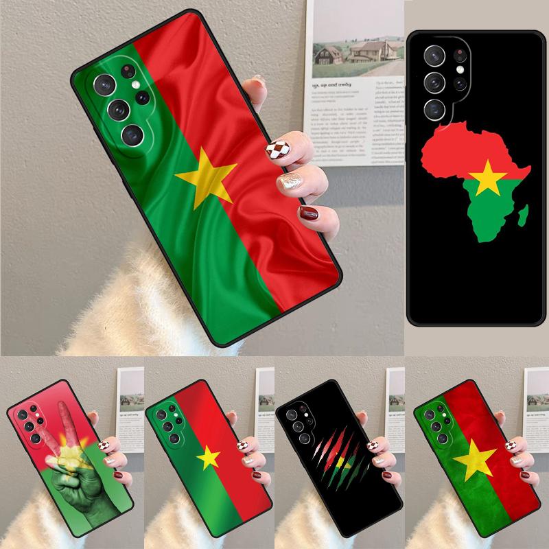 Burkina Faso Flag soft Phone Case for Samsung Galaxy note 10 pro S26 Ultra S23 S24 FE S25 S21 S22 PLUS shockproof Cove
