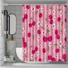 A Whimsical Cherry Blossom Shower Curtain: Transform Your Bathroom into a Playful Haven with This Adorable Design Featuring