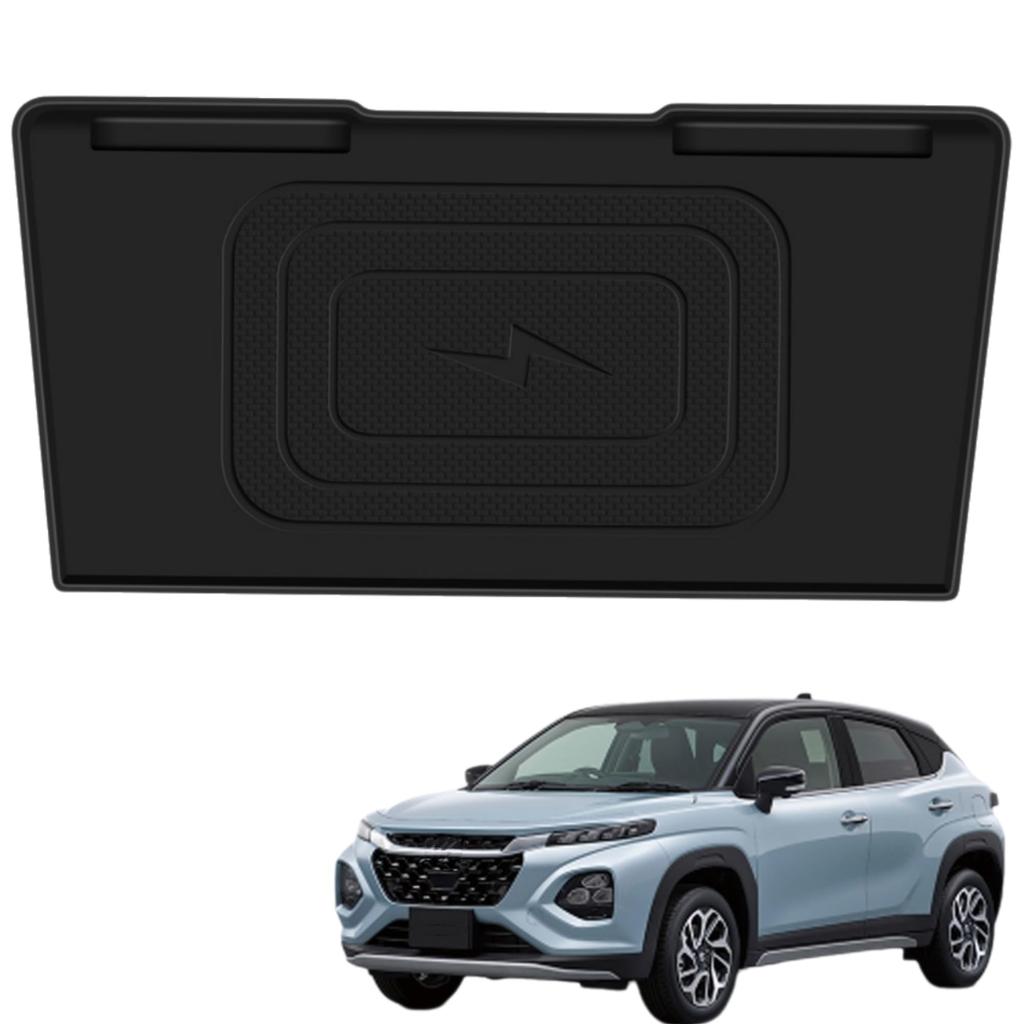 Glealcco Compatible with Fronx, Custom Parts, Console Wireless Charging Protection Pad, Smart Phone Anti-Slip, WD-type and WE-Series Car Accessories