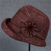 Fisherman's Hat Children's Autumn and Winter Warm Temperament British Plaid Casual Versatile Basin Hat