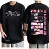 Unisex Stray Kids Karma Double Sided Grunge Style Collage TShirt Cotton Crew Neck Short Sleeve KPop Casual Graphic Top