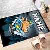 Custom DogMan Mat Personalized Name, Polyester Washable Indoor Entryway Rug, Gift for Christmas, Easter, Thanksgiving Day