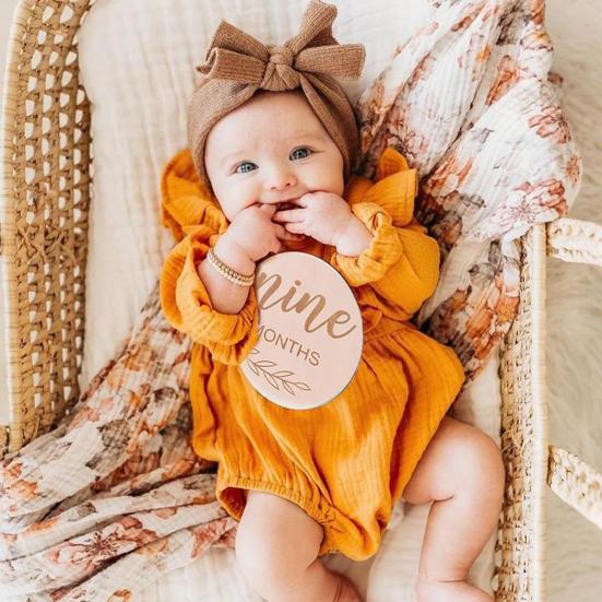 

Yousheng 12 шт./компл. деревянные детские карточки с изображением драгоценных моментов, реквизит для фотографий для ежемесячного роста, от новорожденных до первого года