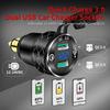 DaierTek Aluminum Alloy QC3.0 USB Charger Din Socket Plug Power Outlet Voltmeter Dual 5V 4.2A Din To USB Adapter For BMW