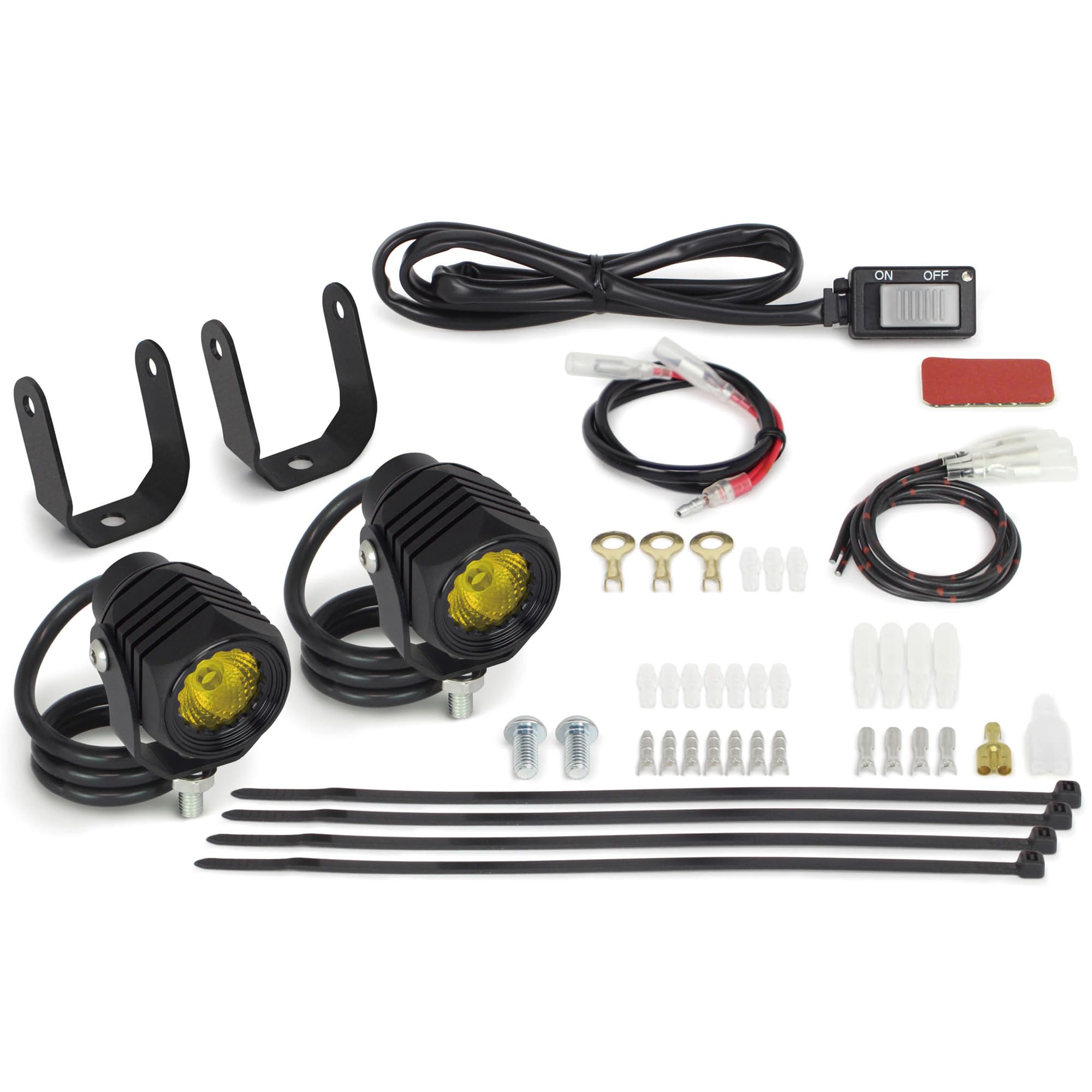 Special Parts Takegawa LED Fog Lamp Kit for Monkey equipped with SP Takegawa Leg Bumper 3.0 (950/Lemon Yellow) 125/Vehicles чёрный