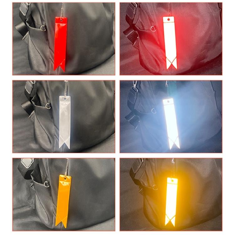 Safety Reflective Bag Pendant Hi-Visibility Adults Children Backpack Gear Bright