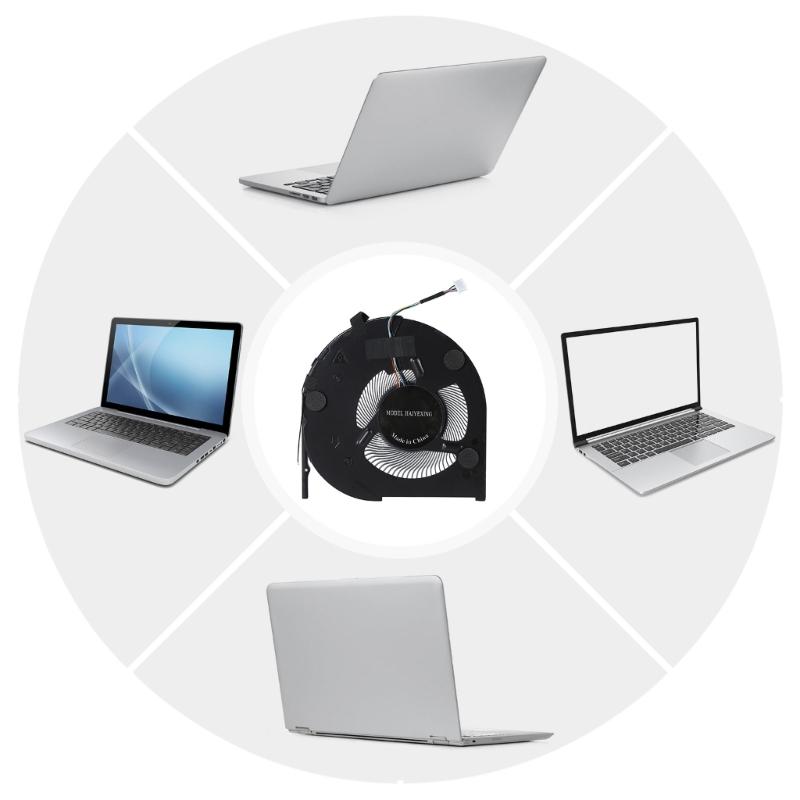 CPU Cooling Fan Laptop Internal Replacement Fan For T14 T490 T495 Notebook Brushless Motor Quiet Fan