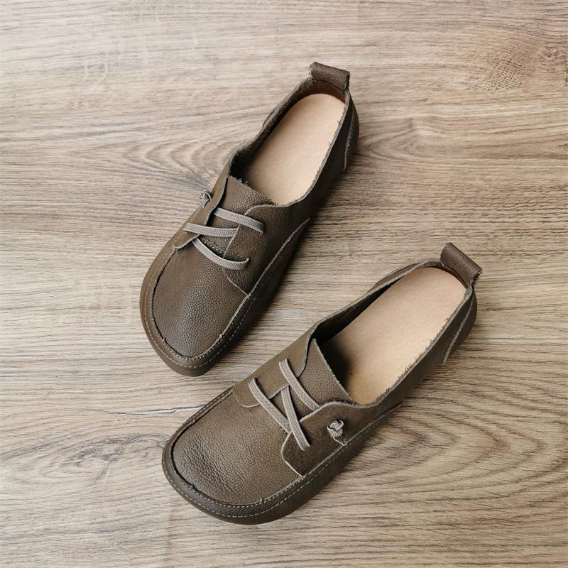 Модные женские мокасины из воловьей кожи — фото 3