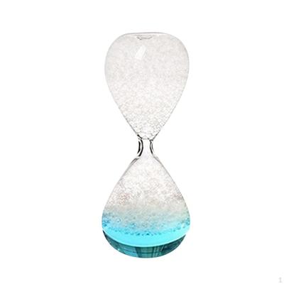Bubble Singing Birthday Present Crystal Hourglass for Home School Teaching Desktop Classroom Game