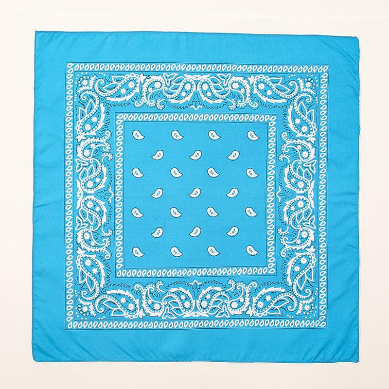 Fashion Bohemian Print Bandana Hair Bands for Women Turban Headband Square Scarf Handkerchief Hair Accessories Bonnet Hijab