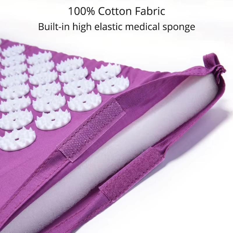 Massager Yoga Mat Cushion Acupressure Massage Mat Sets Spike Fitness Yoga Pilates Relieve Stress Back Pain Applicator