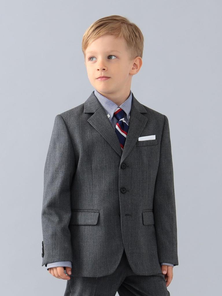 Kodomo Beams CHOPIN with Kodomo BEAMS Ceremony Gray Suit Set Kids GREY 110 (Sizes 110-130cm)