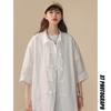 New Chinese Style Long Sleeved Shirt With Button Closure For Men'S Spring And Autumn Designs, Oversized Tang Style Shirt, High-End Hanfu Taoist Robe