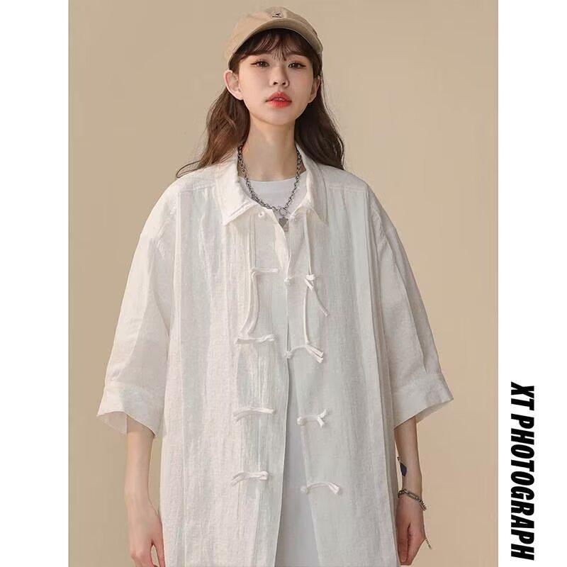 New Chinese Style Long Sleeved Shirt With Button Closure For Men'S Spring And Autumn Designs, Oversized Tang Style Shirt, High-End Hanfu Taoist Robe