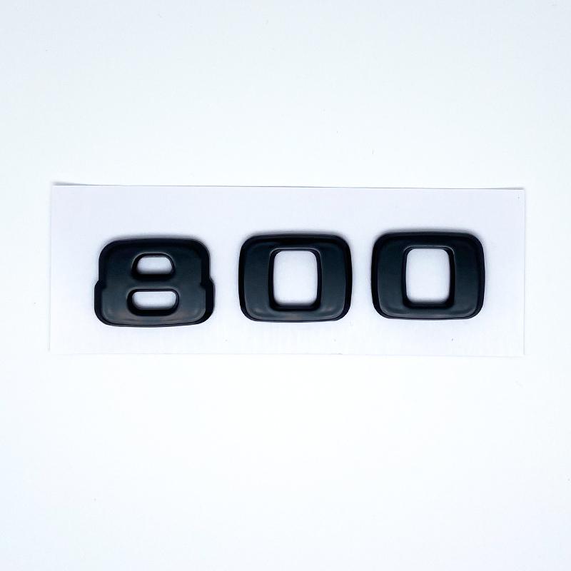 Black Silve Letters B25 30E 900 850 800 700 ABS Emblem for Mercedes Benz Brabus E W212 W213 Car Trunk Badge Logo Sticker