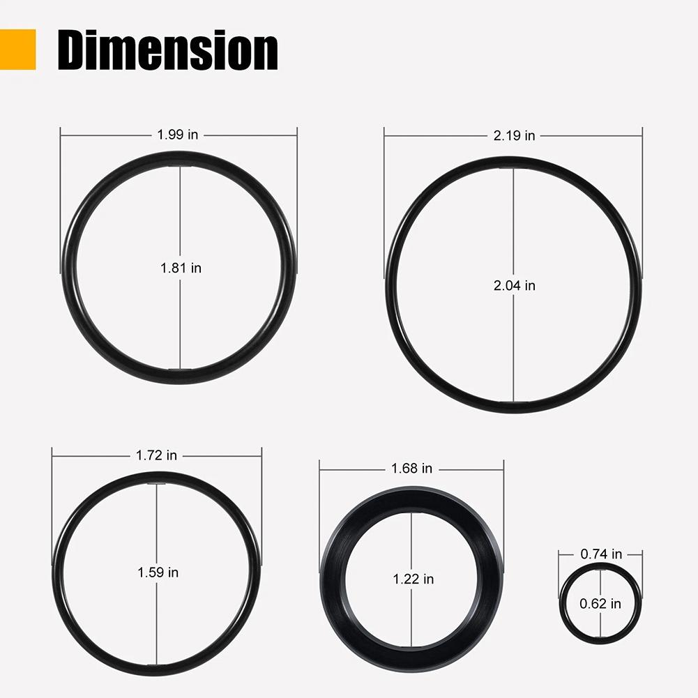 Seal Kit for Hydraulic Cylinders Used in For Bobcat 444 500 642 643 Excavators Compatible with 6803329 7137769