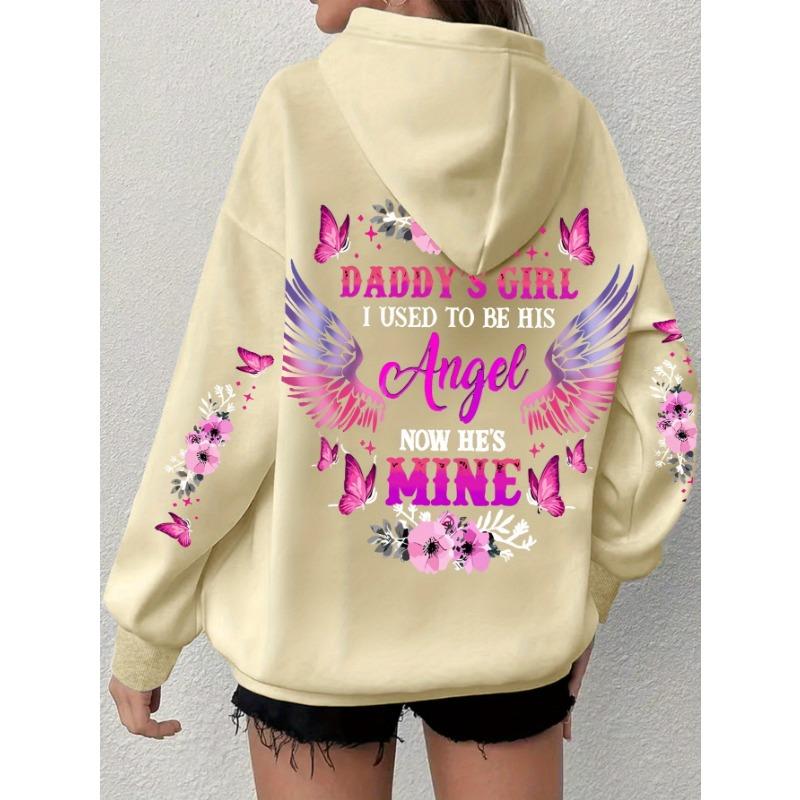 Women's Plus Size Pullovers - Alphabet Print, Soft 100% Polyester, Slight Stretch Knit Fabric - All Season Casual Wear