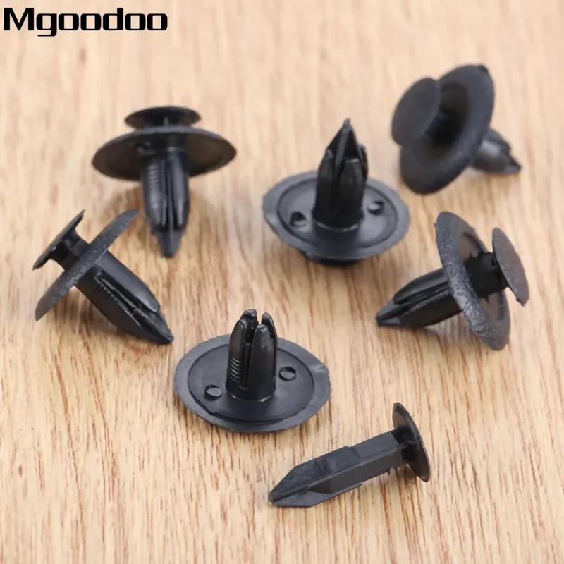 

Mgoodoo 50Pcs Car Fastener Rivet Retainer Push Engine Cover Fender Door Trim Panel Bumper Nylon Clip 8mm Fasteners For Mazda 323
