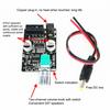 ZK-502L Bluetooth 5.0 12/24V Wireless Stereo Audio Digital Power Amplifier Board 50Wx2 Bluetooth Amp Amplificador, with Shell