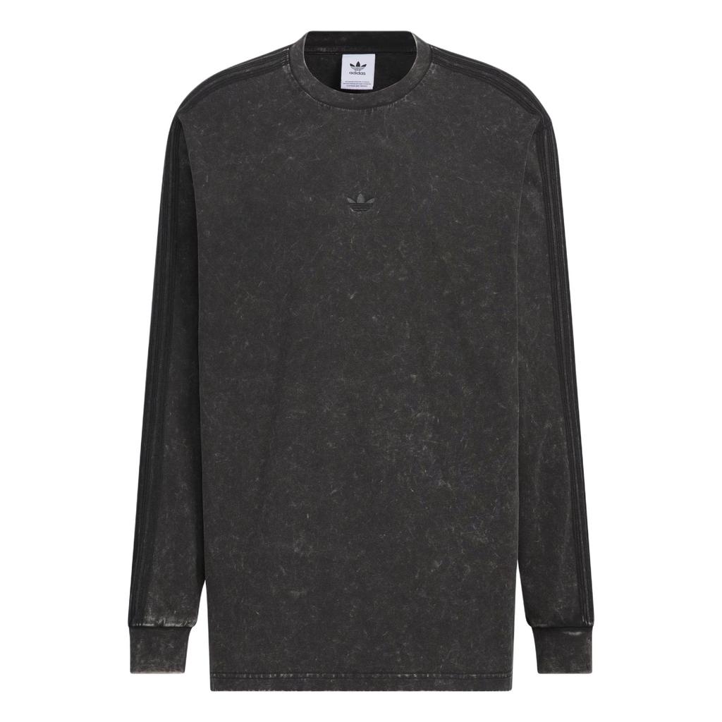 Adidas Originals WASHEDLONG SLEEVE TOP T Shirt Men's Black KA2316-