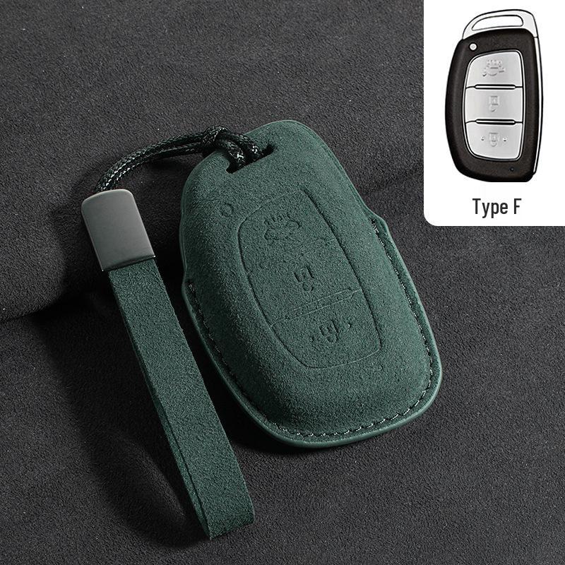 Suede Key Covers for Beijing Hyundai: ix35, MUFASA, Mingtu, Elantra, Yuena, Sonata