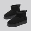 New Thickened and Fleece Snow Boots, Warm Cotton Boots, Versatile and Anti-slip Bread Cotton Shoes