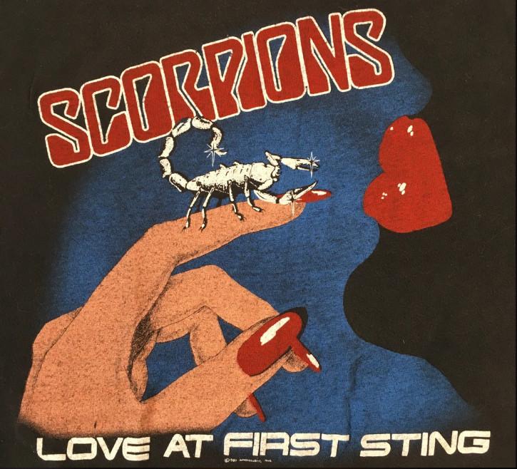 Vintage Scorpions Rock Me Like A Hurricane Black Men All Size T-shirt E631 Unisex T-Shirt XXXXL