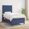 Maison Exclusive - Sommier à lattes de lit avec matelas Bleu 80x200 cm Tissu