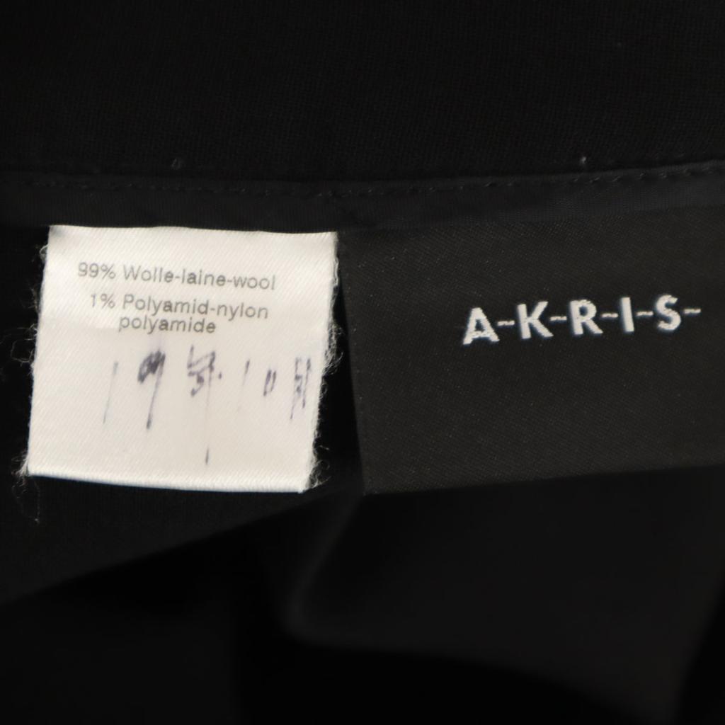 Akris Wool Pants 44 Black Series Men's Used