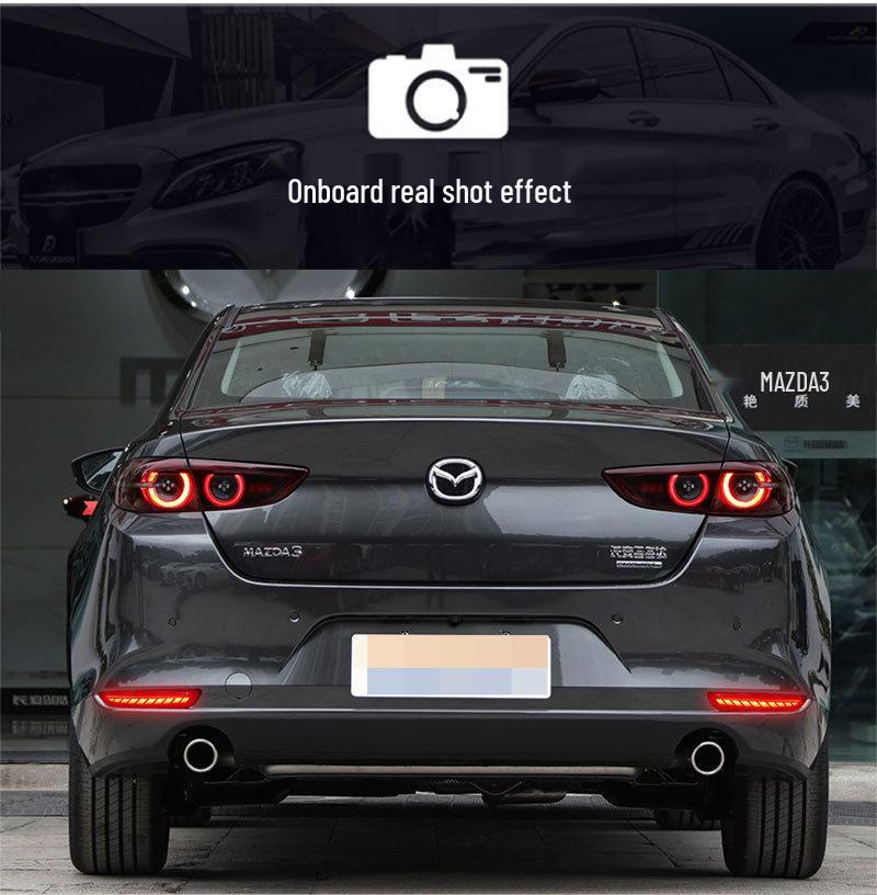 Retrofit LED Sequential Turn & Brake Lights for 2020-2025 Mazda 3 Axela Rear Bumper