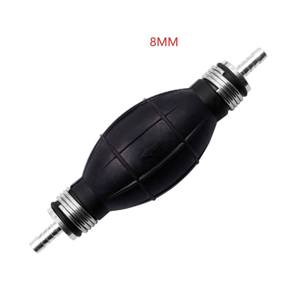6mm/8mm/10mm/12mm Hand Fuel Pump Line Rubber Aluminum Hand Primer Bulb diesel oil transfer petrol for Car Boat Marine Outboard Fuel System Fittings7