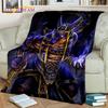 Anubis Pharaoh Horus Mummy Egyptian Mythology Gods Blanket,Soft Throw Blanket for Home Bedroom Bed Sofa Picnic Cover Blanket Kid