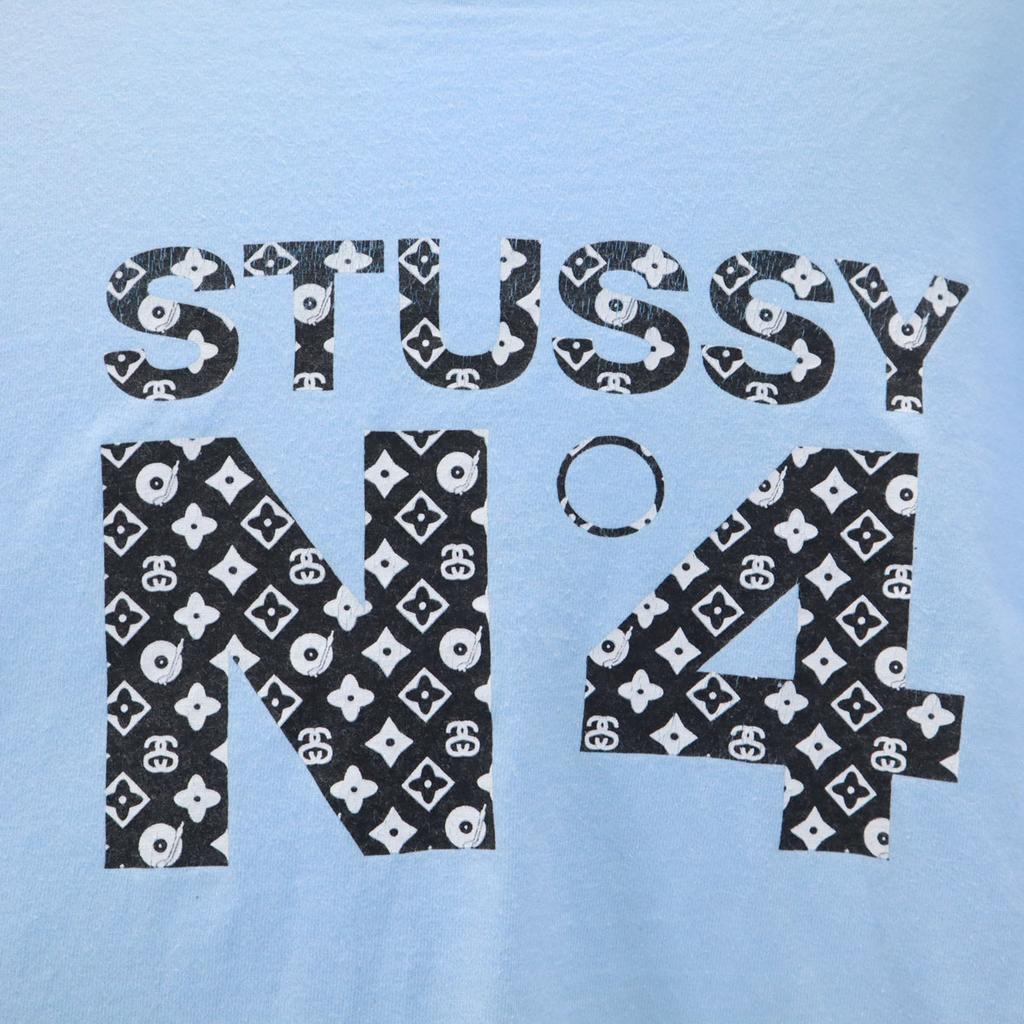 Stussy 90s Made In USA Old Long Sleeve T-shirt L Light Blue Ron T Men's Used