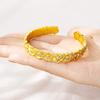 Simple, light, luxurious and high-end flowery open bracelet jewelry bracelet