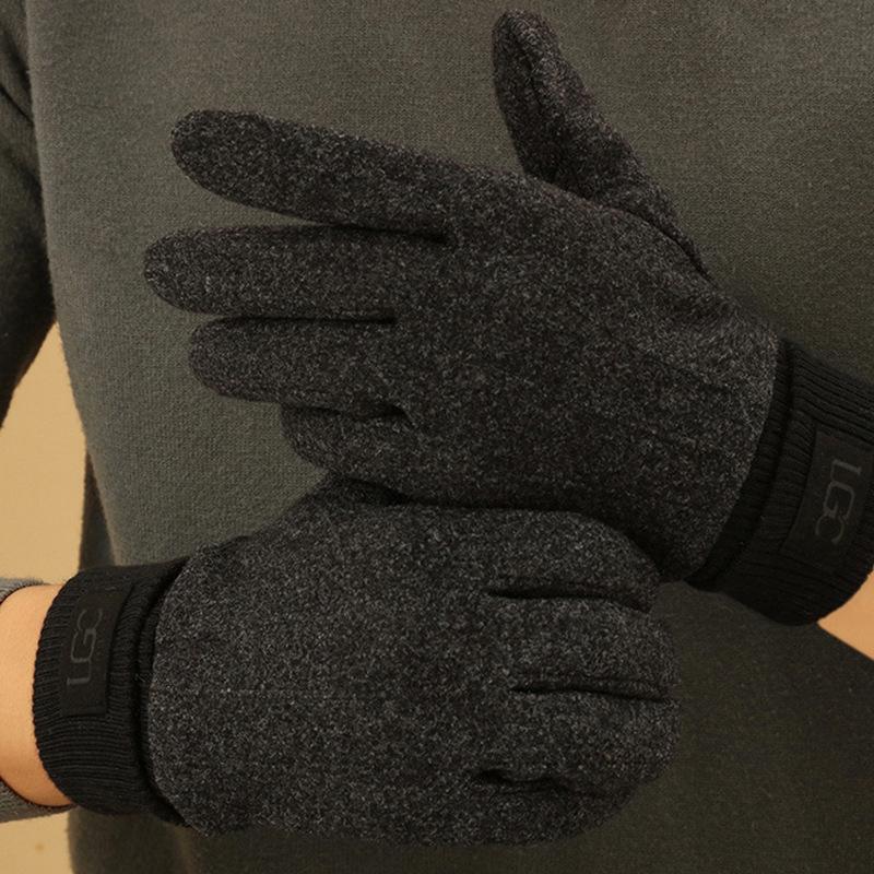 

Унисекс Зимние Перчатки с Сенсорным Экраном: Теплый, Утолщенный, Плюс Вельвет, Идеально для Велоспорта на Открытом Воздухе One Size