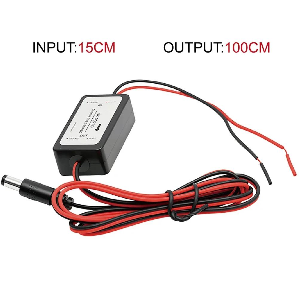 Universal Car Backup Camera Voltage Regulator Filter Eliminate Interference Lines DC Plug Stabilizer for Car Reverse Camera