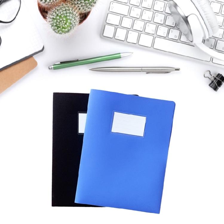 Letter Size Paper Folder with Clear Label Window, Office File Folder