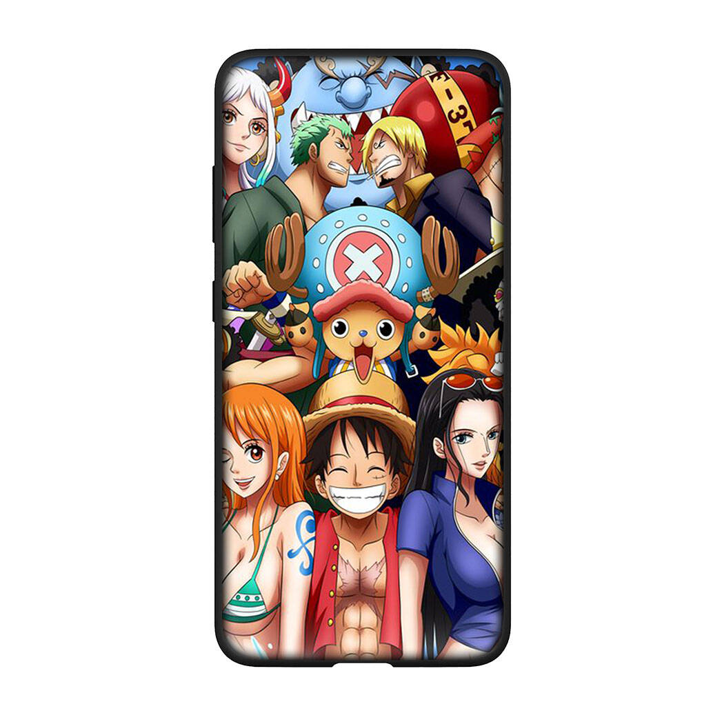 Per Samsung Galaxy S25 S24 S23 S22 Ultra FE Plus A17 A37 A57 A56 A55 A06 A16 A15 A36 A26 A35 A05 A25 A54 A34 Custodia per Telefono Fumetti Luffy Gear 5 One Piece
