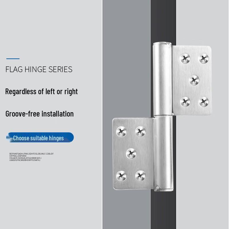 Thickened Stainless Steel Detachable Flag Hinge