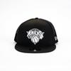 NEW ERA 9FIFTY Snapback de Rede Preto Branco para o NBA New York Knicks &