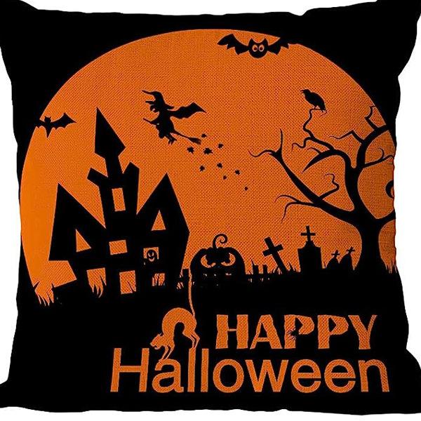 

Новый набор подушек на Хэллоуин, серия «Голова призрака и тыквы», подушка для дома, прикроватная, для спинки дивана 45 * 45Cm [without core]