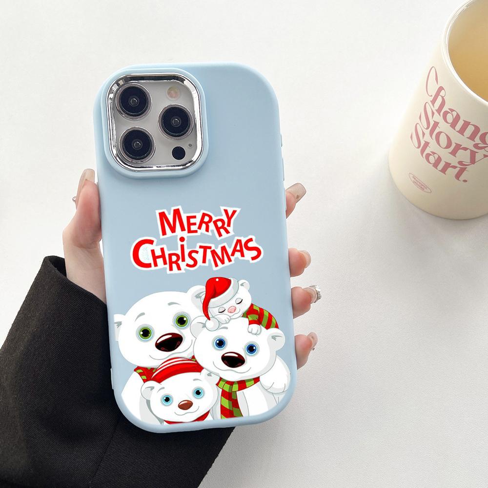 N101 Веселые рождественские художественные мягкие чехлы для телефонов Samsung S24 S23 — фото 17