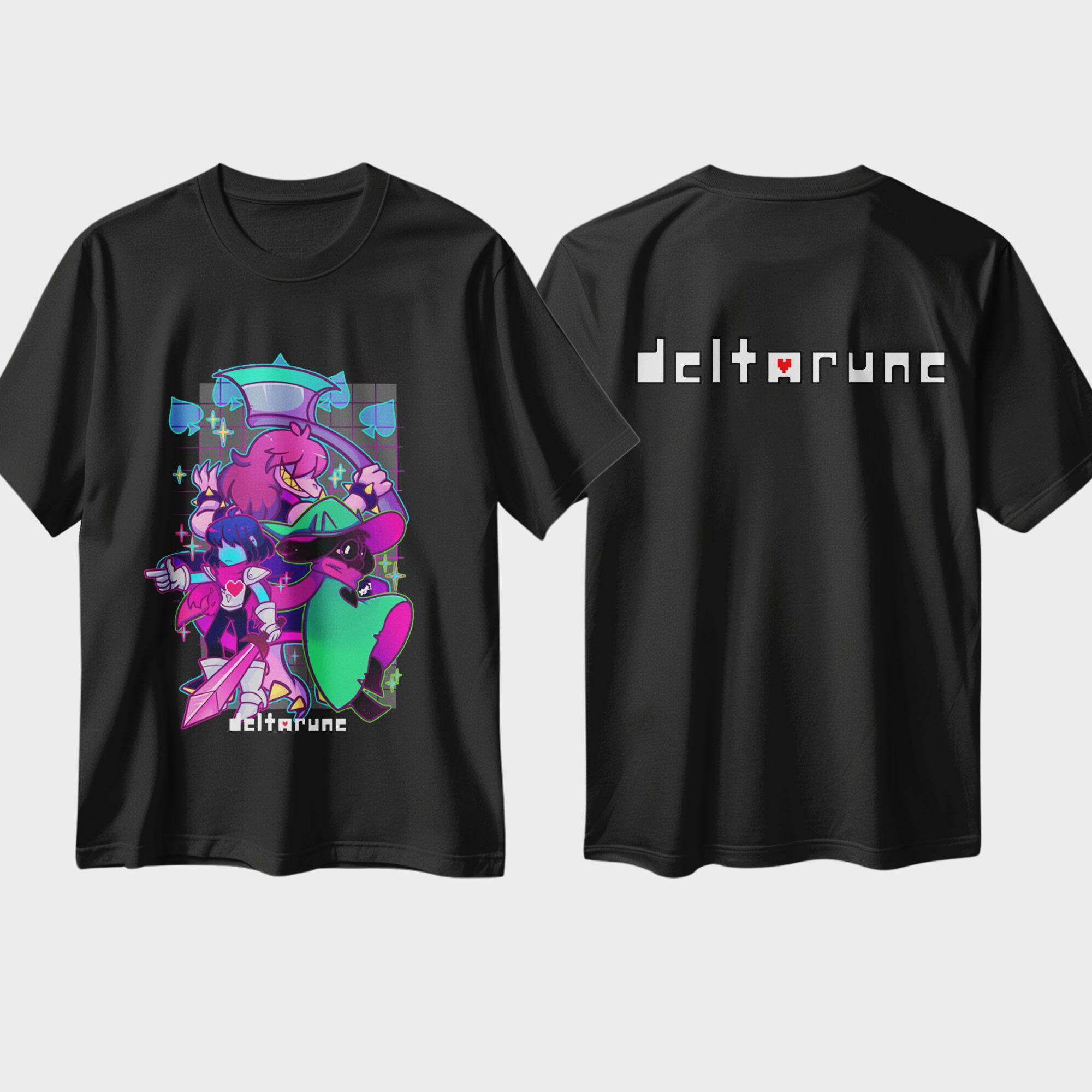 

Game T-shirt Deltarune Gift Berdly Printed Graphic Unisex Casual Cotton Round Neck Men Women Streetwear Tees Short Sleeve - M... S разноцветный