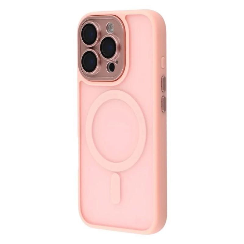 For iPhone 16 Pro Back Cover Compatible with MagSafe WANLONFENG QB1 Series PC TPU Shockproof Phone Case