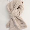 Winter New Wool Scarf High Sense Female Winter New Knitted Thickened Warm Soft Glutinous Alpaca Scarf