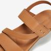 Young Age Women Curve Strap Sandal Camel
