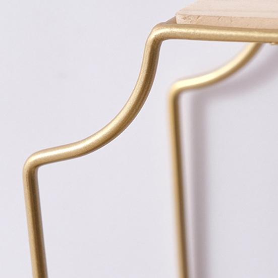Storage Rack Wall Mounted Storage Holder No Drilling Anti-Rust Display Shelf for Living Room Bedroom Bathroom