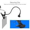 UV Glue Curing Lamp,USB 3W UV Glue Lamp Ultraviolet LED Purple Light USB With Clip and   for Phone Repair