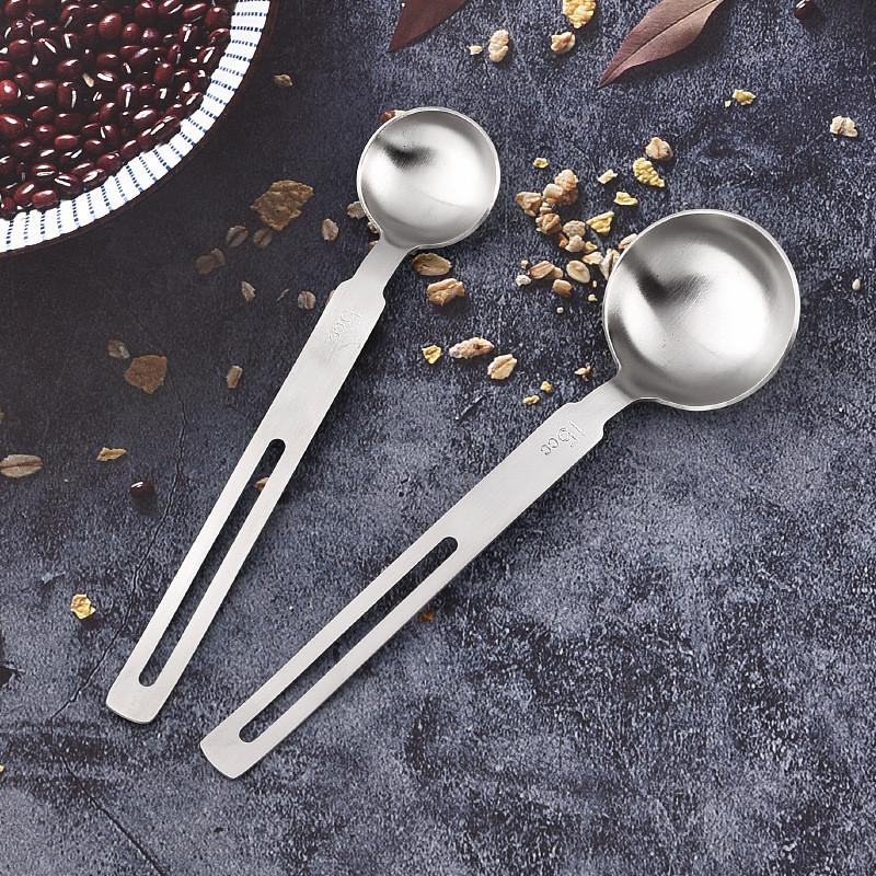 Handle Long Attractive Measuring Spoons In 304 Stainless Steel With Multiple Size Options