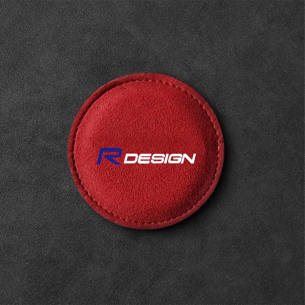 szwdr4 Car Anti-slip Pad Water Cup Holder Mat Bottle Auto Badge For Volvo Rdesign T6 AWD C30 C70 S40 S60 S70 S80 S90 V40 V50 V60 V70